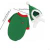 Праздничный костюм для питомца с шляпой | Мягкий материал, Теплый для холодной погоды, Двухсекционный