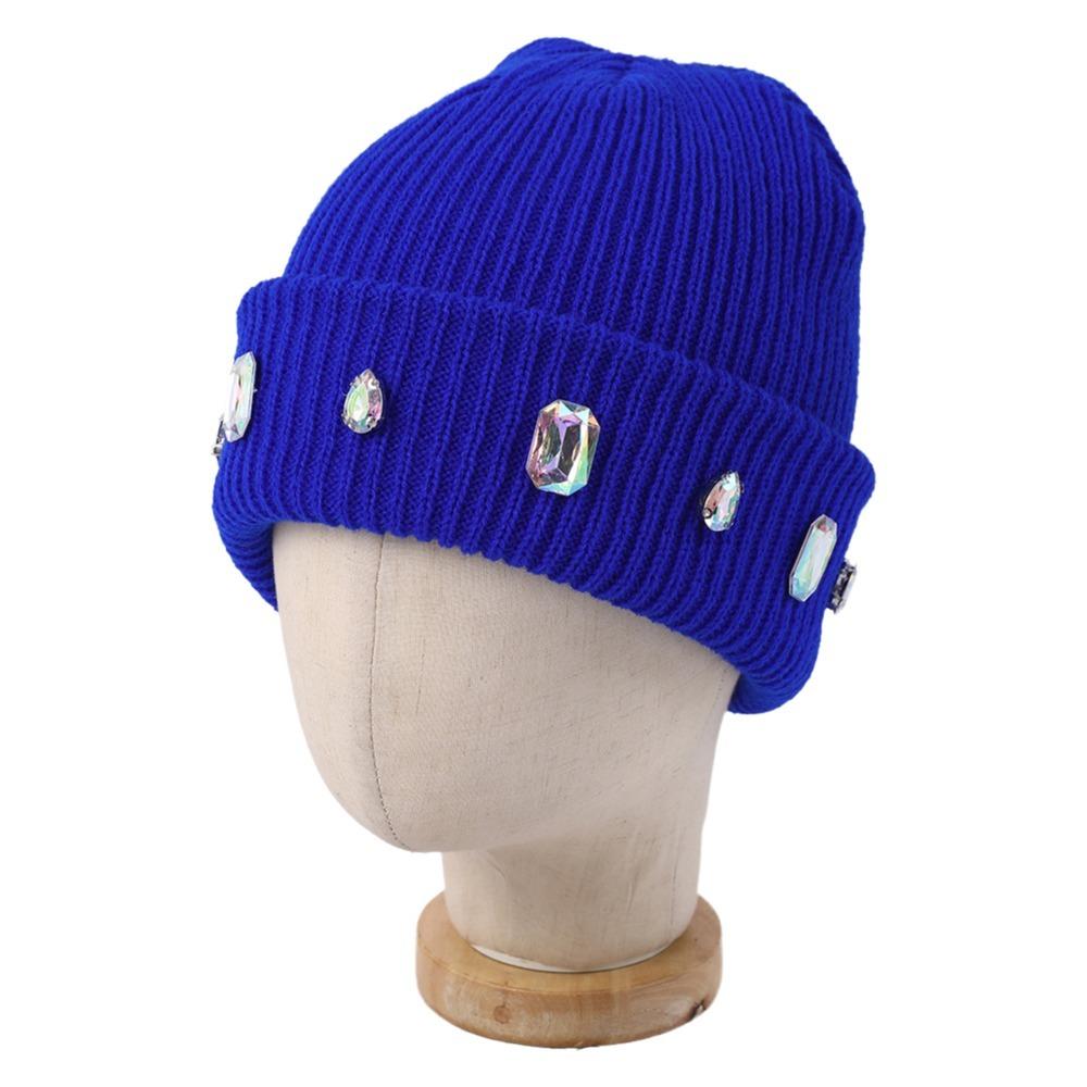 Cotton Knitted Beanie Hat Knitted Texture Brimless Skull Cap Casual Cold Cap  Women and Men