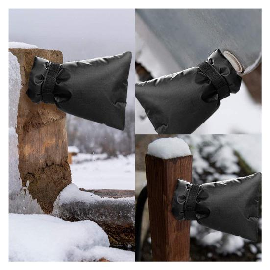 Крышка для защиты от замерзания крана, утепленная, термозащитная, протектор для уличных садовых кранов, защита от холода, водонепроницаемый щиток для крана, зимняя защита