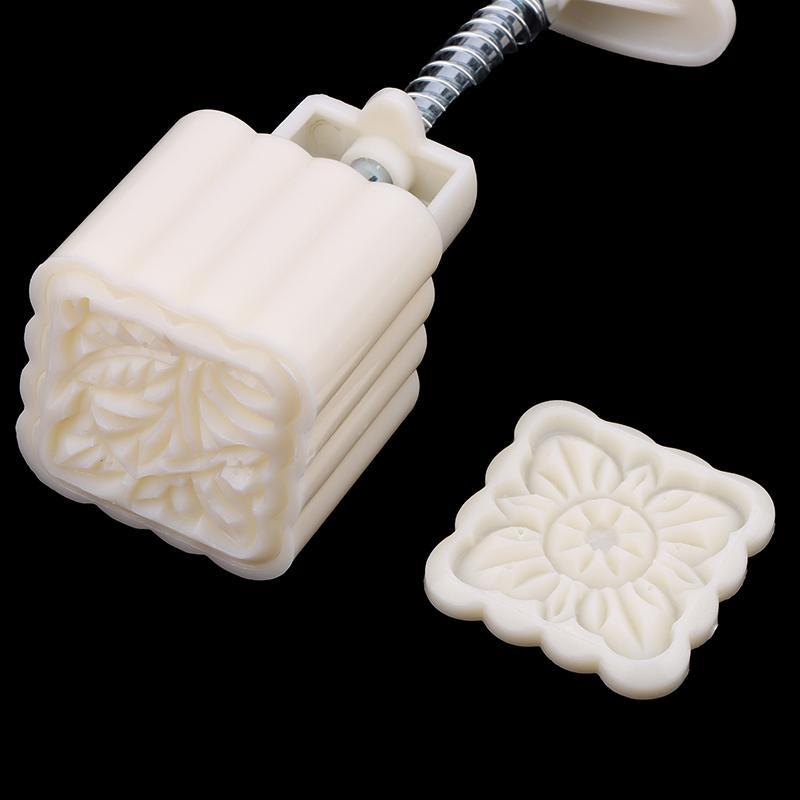 Форма для лунного пряника Праздник середины осени Форма для лунного пряника с ручным прессованием Цветок Инструменты для украшения лунного пряника Инструменты для прессования вручную