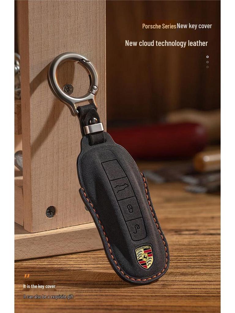Премиальный чехол-держатель для ключа автомобиля Porsche Macan