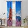 Cherry Blossoms In Spring Window Curtain For Kids Room Home Blinds Curtains For Living Room Bedroom Window Drapes
