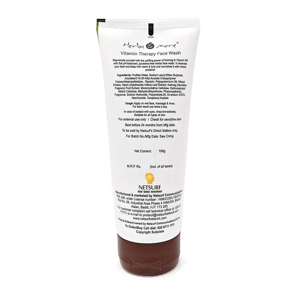 Средство для умывания с Нимом, Пшеничным протеином3 (100 г), Face Wash Neem Wheat