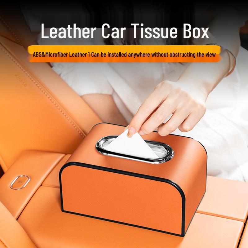 Tesla Model Tissue Box for Armrest or Seat Back