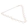 Gold Metal Belt Fashion Women's Silver Waist Chain Women's Heart Chain Belt Dress Accessories