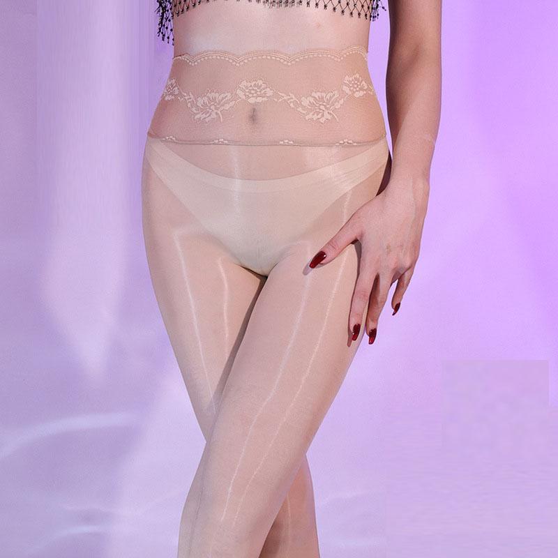 Женские чулки сексуальные перспективные масляные блестящие чулки эластичные колготки женские глянцевые колготки