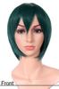 Full Lots of Green Heat Wig with [Fujitatsu] Wig, Short, Cosplay, Wig, Bob, Cross-dressing, Straight, Hair, Hair, Resistant, Net, E02-T5914