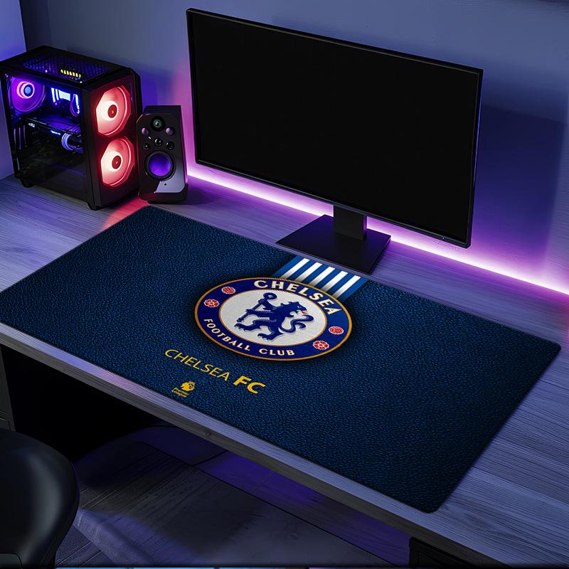 Коврик для мыши Chelsea Двукратный чемпион, Резиновая основа, Коврик для мыши для геймеров и офиса, Игровой стол, Легко чистящийся коврик, Рождественские подарки для фанатов