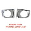 New Car ABS Chrome Accessories Plated Front Fog Lamp Cover Trim Paste Style For ISUZU DMAX D-MAX 2012 2013 2014 2015