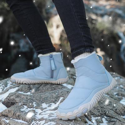 Осенние и зимние водонепроницаемые ботинки большого размера для мужчин и женщин, утепленные хлопковые ботинки с начесом, утепленные хлопковые ботинки для пары