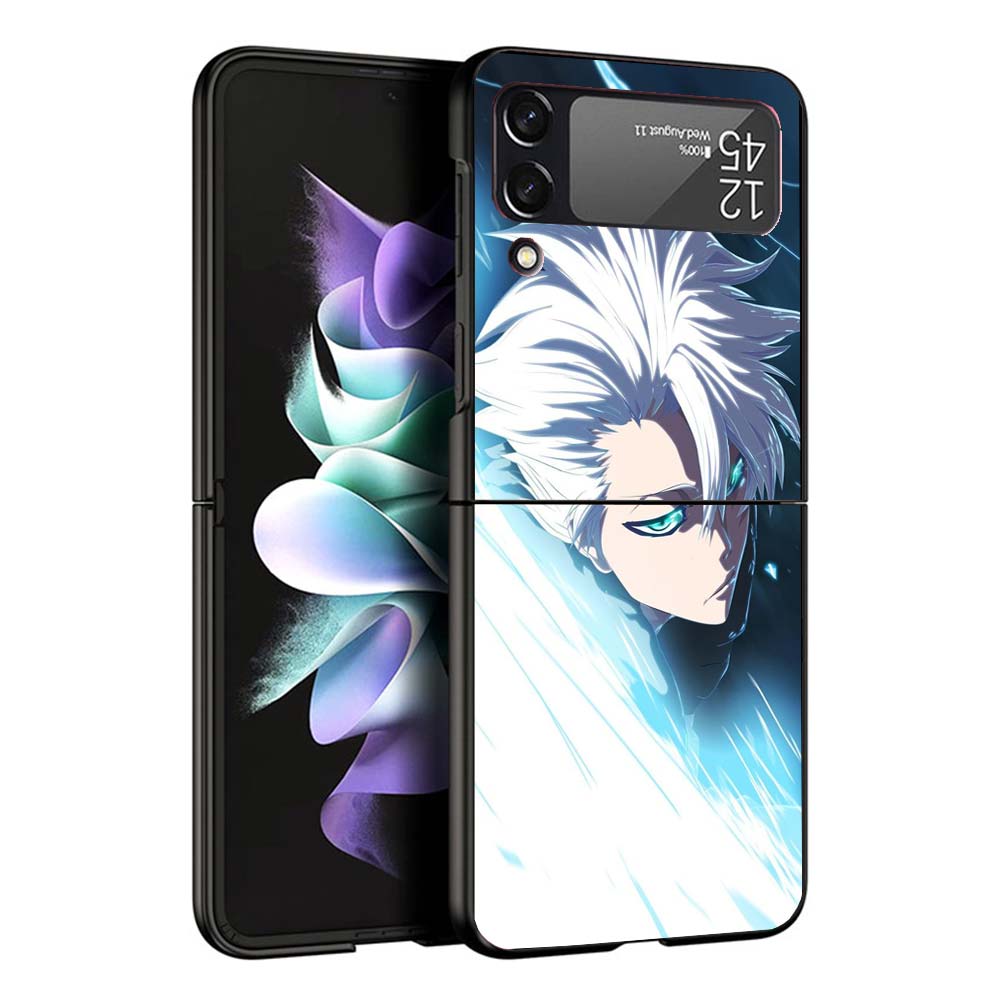 Bleach Hitsugaya Toushirou Phone Case For Samsung Galaxy Z Flip7 Flip6 5G Flip5 Flip4 Flip3 ZFlip 7 6 3 4 5 Shockproof Back Cove