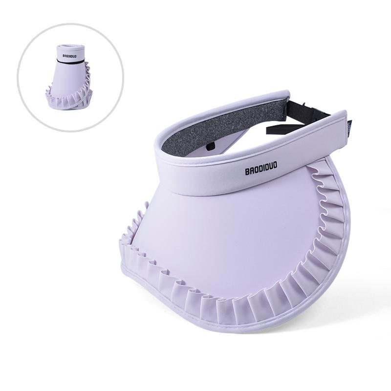 Новая летняя кружевная шляпа с широкими полями и пустой макушкой для родителей и детей, шляпа с защитой от УФ-лучей, женский универсальный солнцезащитный козырек