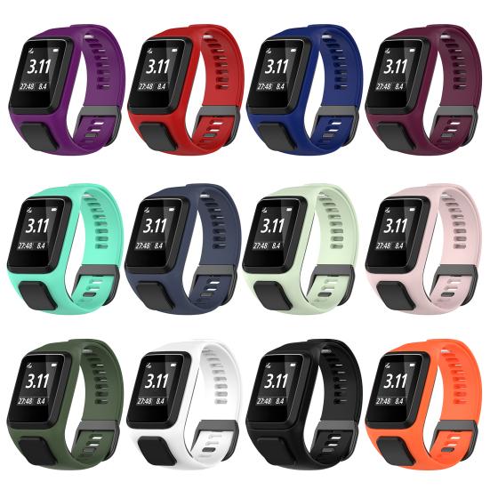 Ремешок для часов с защитой от пота, пряжкой, для спорта, сменный, дышащий, с ремешком для часов, совместимый с TomTom