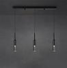 Modern Design Glass Pendant Lamp Lighting Home Decoraction Luxury Black Dining Room Chandeliers Kitchen Fixture Hanging Lamp
