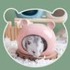 Creative Hamster Ceramic Nest Cheese Shape Triangle Hamster Hideout Keep Cooling Summer Hamster Cave Landscape Product