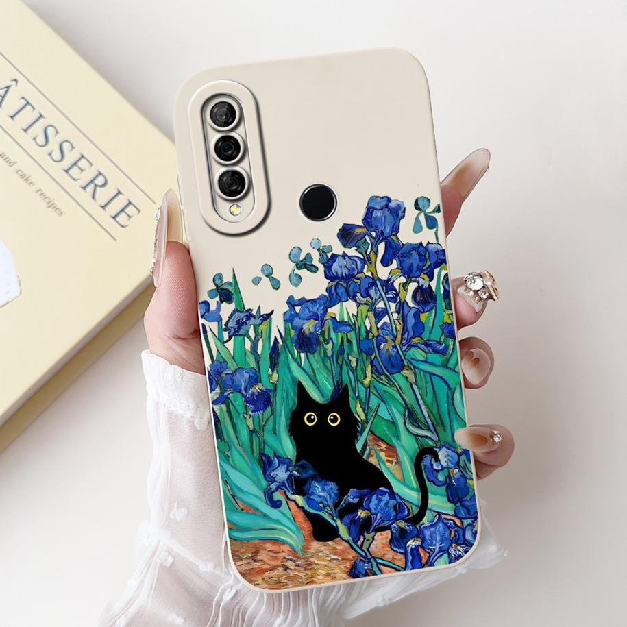 Чехол для Huawei P30 Lite MAR-LX1A Чехол Милый Мультяшный Защита Камеры Мягкий Чехол для Телефона Для Huawei P30Lite Nova 4e Honor 20S Capa