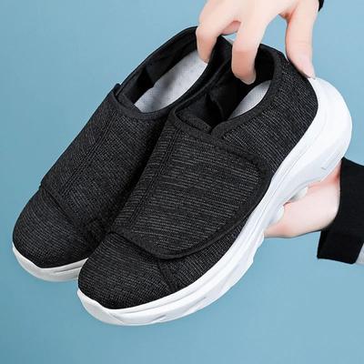 Модные женские кроссовки ортопедические широкие ноги опухшие походные повседневные туфли с регулировкой выворота большого пальца мягкие удобные диабетические женские туфли