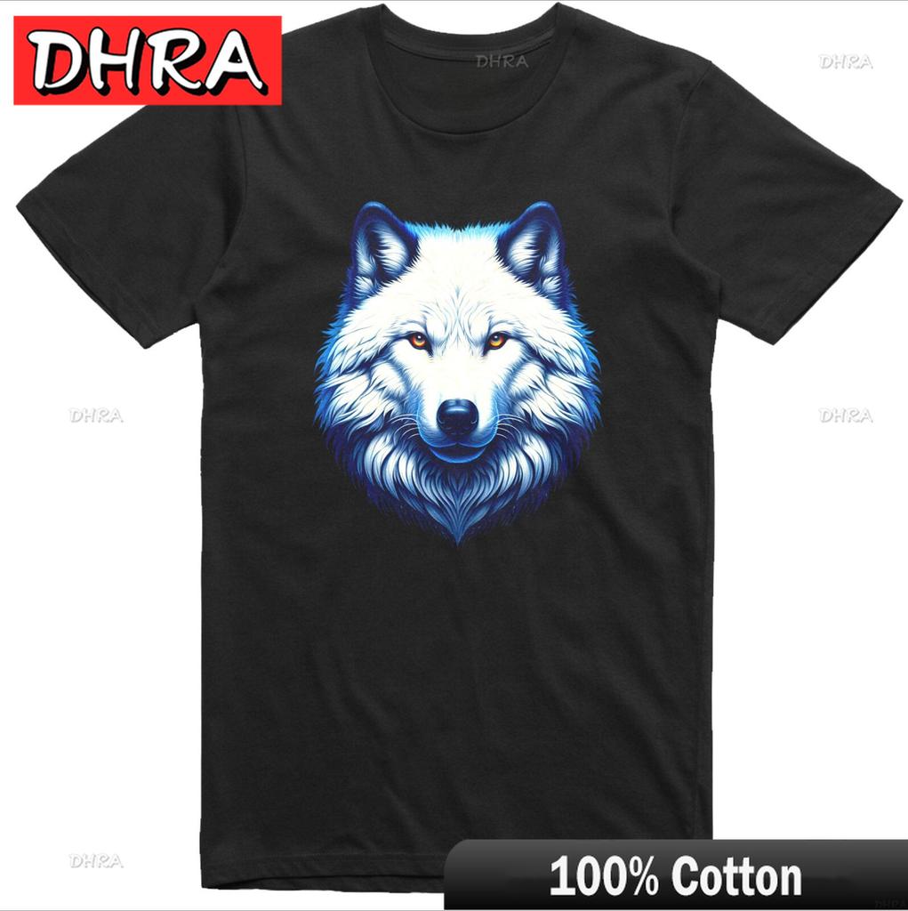 Wolf Unisexs T Shirt Print Regular Fit 100 Cotton Tee Minimalist Urban Tees Shirts for Work From Home TShirt Unisex Netherlands
