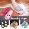 Lazy Person's Floor Cleaning Slippers, Mop, Sweeper, Rag, Slippers