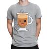 Стеклянная кружка для кофе Эмодзи Подарок для кофеиновых зависимых Забавные мужские и женские футболки 1#TA-25