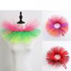 Colored Tulle Ruffled False Collar for Women Three-Layer Fake Collar for Halloween Costume Clown Neck Detachable Collar Shawl