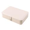 Solid Color Jewelry Storage Box High Capacity Necklace Storage Case  Women Gift