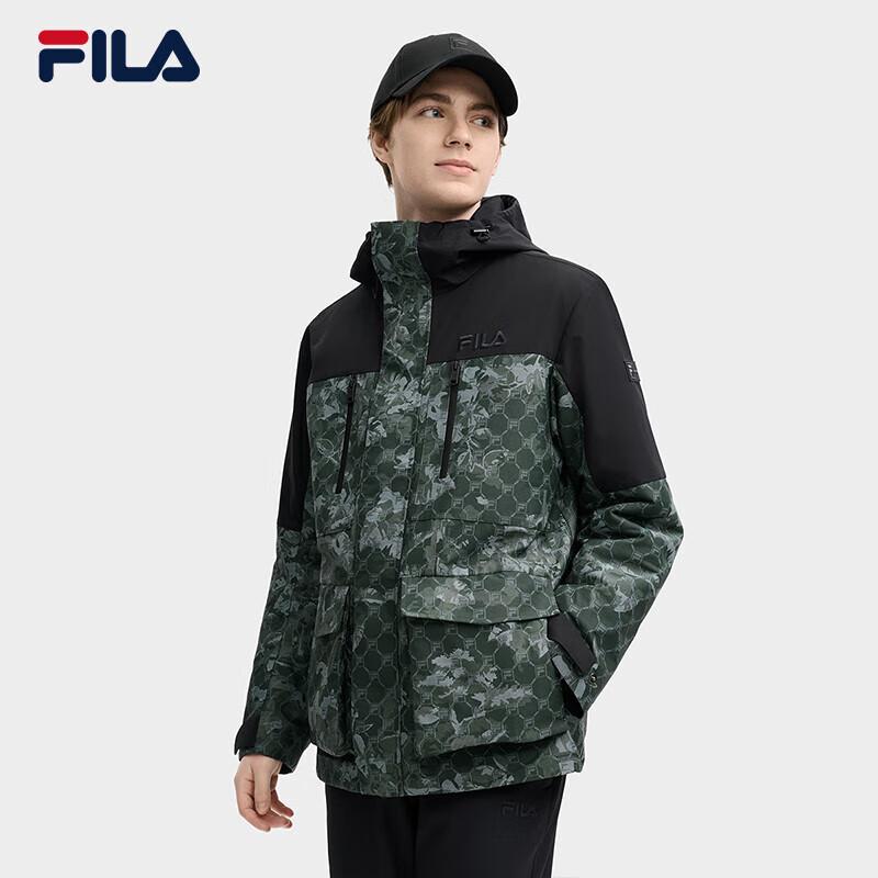 FILA Jackson Yee Men's All-Over Print Hooded Two-Piece Set