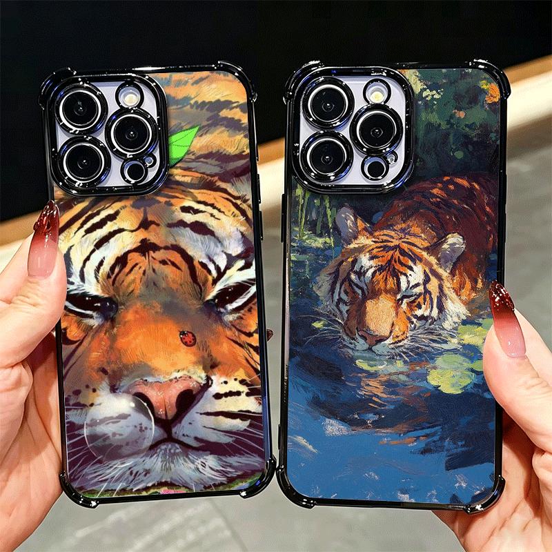Премиальный чехол для телефона с рисунком тигра, мягкий, для Xiaomi Poco X7 X8 Pro Max X6 X5 X3 F8 Ultra F7 M8 M7 M5S Redmi 15C 15A 15 14C 13C