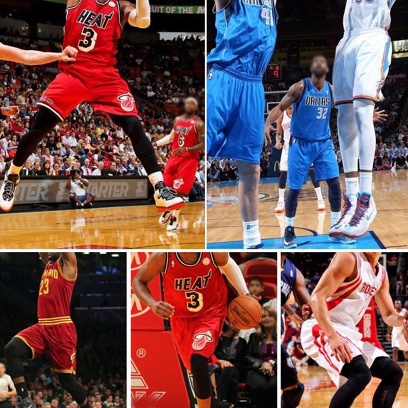 Наколенники компрессионные длинные рукава для ног защитное снаряжение дышащие ударопрочные противоскользящие баскетбольные