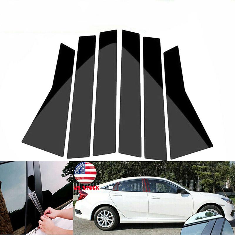 Двери автомобиля, окна, стойки BC, дверные накладки для Honda Civic Sedan 2016 2017 2018 2019 2020 2021-2023, декоративные аксессуары