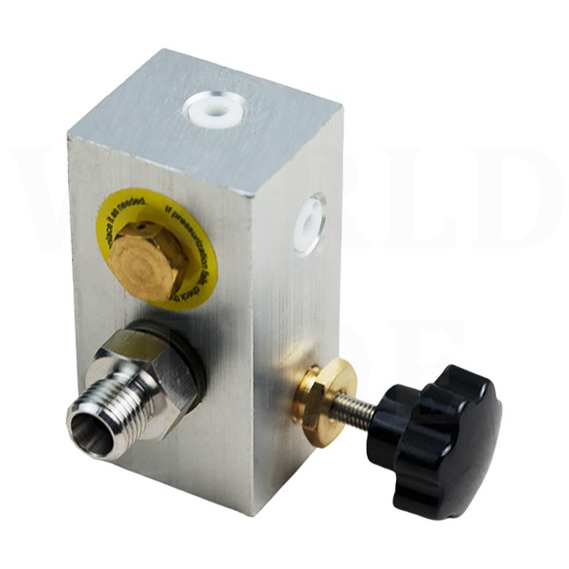 YONG HENG 0-300 бар 0-4500 PSI 0-30 МПа Насос Воздушного Компрессора Высокого Давления Аксессуар для Обслуживания Деталь Алюминиевый Блок Клапанов в Сборе