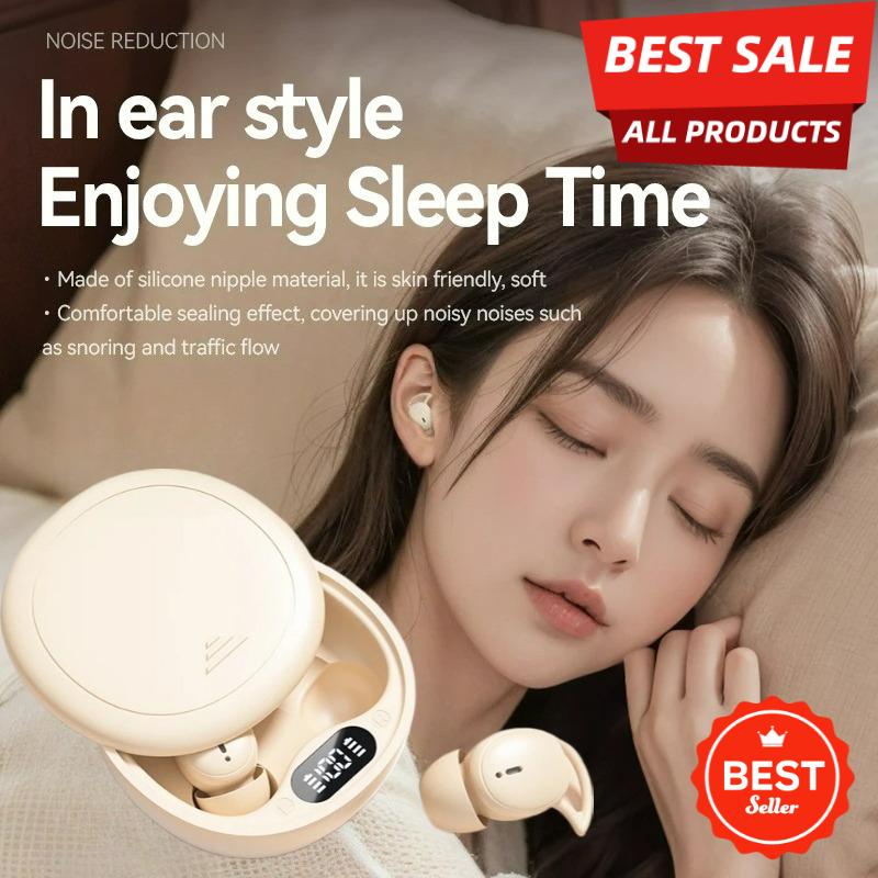 AI Advanced Noise Cancelling Sleep Headphones Berlin Sound Effect 45H Battery Zero Ear Pressure Ultra Comfortable for Sleeping