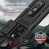 Для iPhone 11 12 13 14 15 Pro Max чехол Slide Camera Armor Phone Cases для iPhone 15 Plus X XS XR 13 14 Pro Stand Ring Back Cover