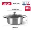 Индукционная супница Zhishi из нержавеющей стали 304
