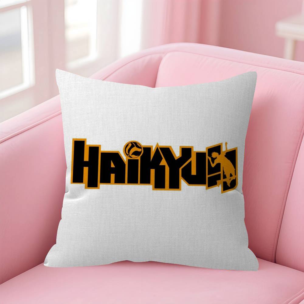 H-H-Haikyuu Аниме Волейбол Наволочка Мультяшный Подарок Чехол на Подушку Спальня Дом Диван Стул Сиденье Декор Наволочка