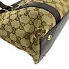 GUCCI 141470 GG pattern canvas Abbey Tote Bag Brown canvas Women Used