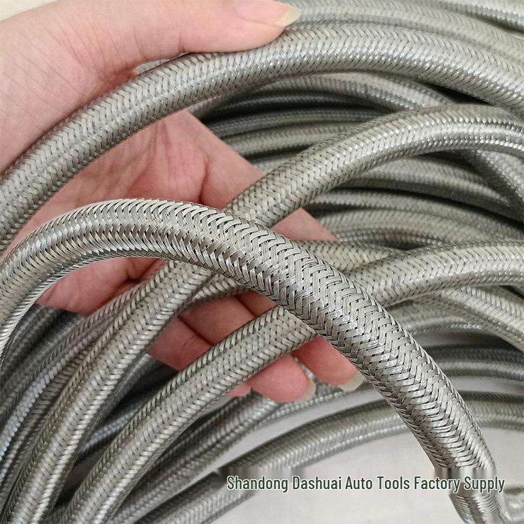 Universal Stainless Steel Mesh Oil Return Pipe for Diesel Injection Nozzle, Four-Cylinder Engine