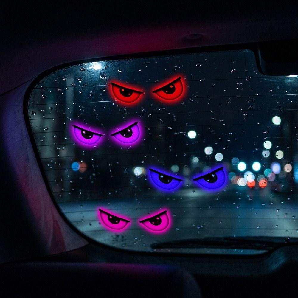3D Design Halloween LED Night Light Glowing Effect 3D Wall Sticker Halloween Party
