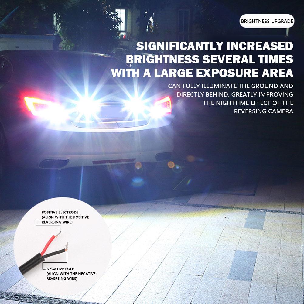 Автомобильные светодиодные сверхъяркие фонари заднего хода, универсальные внешние фонари, мощные регулируемые лампы заднего хода, модифицируемые C9s2
