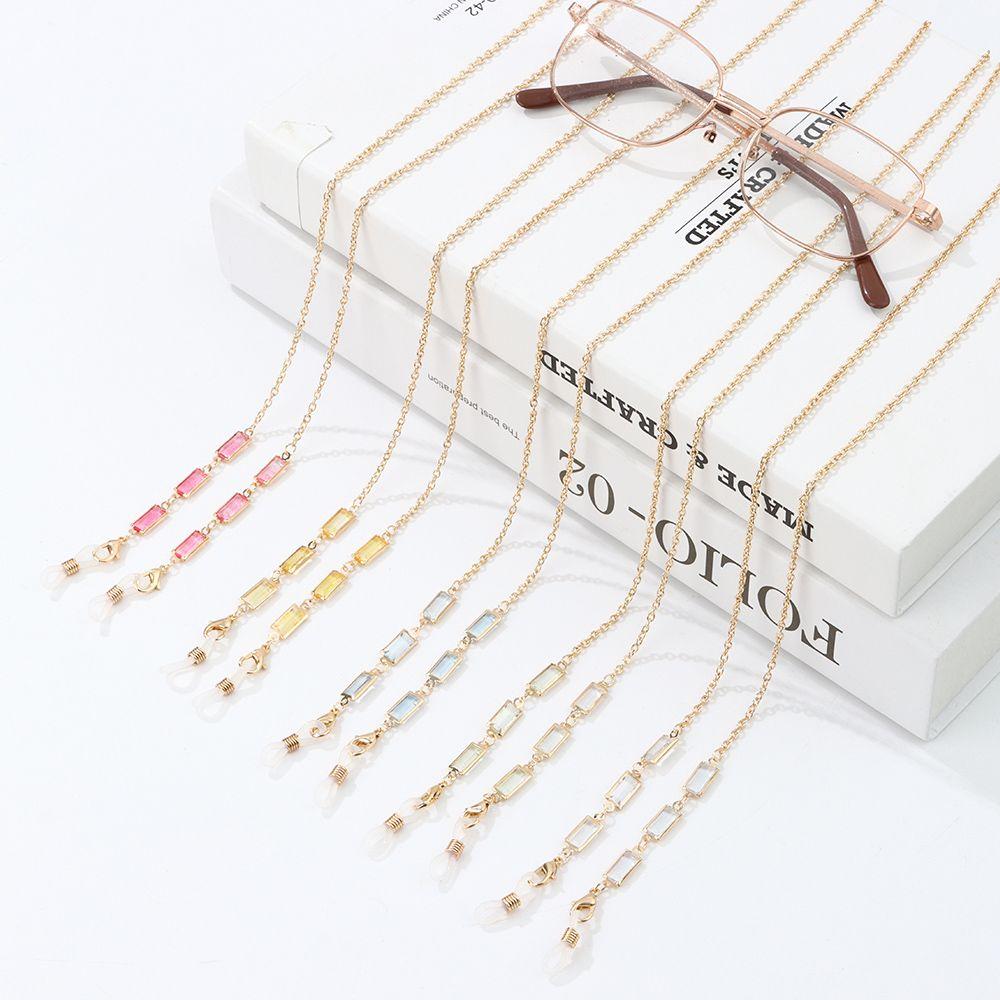 Аксессуары Металлический ремешок для очков от потери Шнурки для солнцезащитных очков Цепочки для очков Держатель шнурка для очков