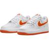 Nike Air Force 1 GS White Safety Orange Kids Sneakers FV5948-113