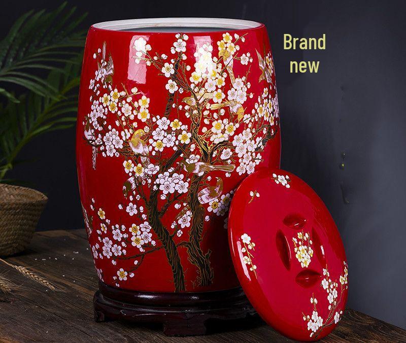 Jingdezhen Ceramic Rice Storage Bin