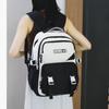 Школьная сумка-рюкзак Schoolbagins Простой рюкзак Женский легкий вместительный сумка для поездок на работу и компьютера Мужской для средней школы универсальный текстурный Школьный рюкзак для ученика
