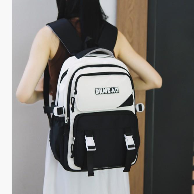 Школьная сумка-рюкзак Schoolbagins Простой рюкзак Женский легкий вместительный сумка для поездок на работу и компьютера Мужской для средней школы универсальный текстурный Школьный рюкзак для ученика