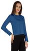 Inkmeso Perfect Long Sleeves T-shirt For Women Casual Regular Fit Basic Solid Everyday Tee