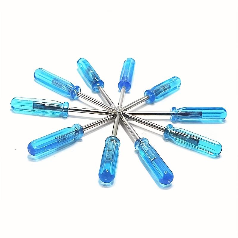 Blue Mini Screwdriver Typing Repair Tool, Crystal Handle Screwdriver Tool, Halloween, Christmas, Thanksgiving Gift