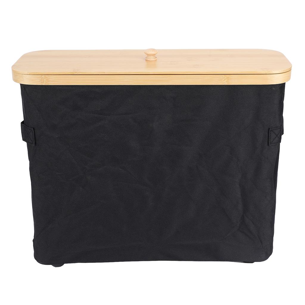 Корзина для хранения туалетной бумаги с крышкой и ручкой, складная, напольная, легкая сборка, контейнер для туалетной бумаги B