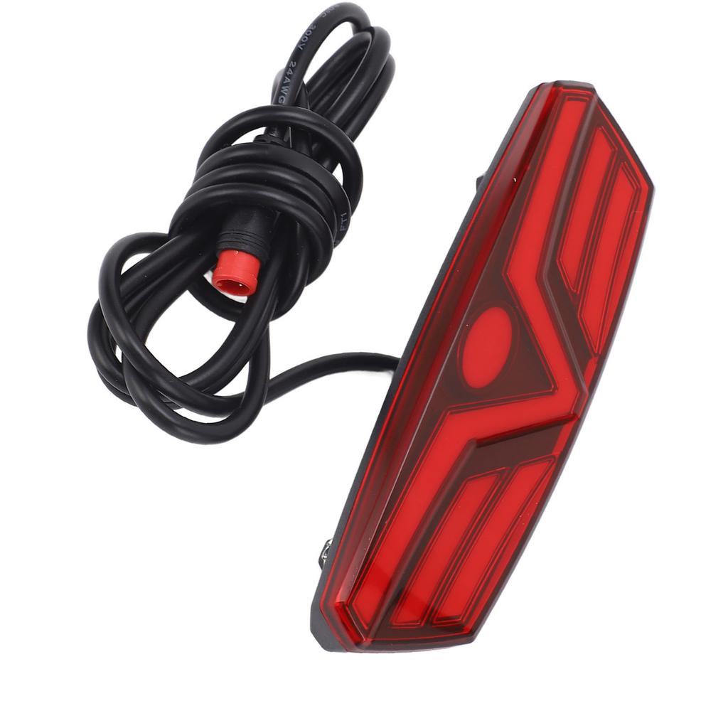 Задний фонарь тормоза электрического велосипеда, высокая яркость, энергосберегающая светодиодная сигнальная лампа тормоза велосипеда, 48 В