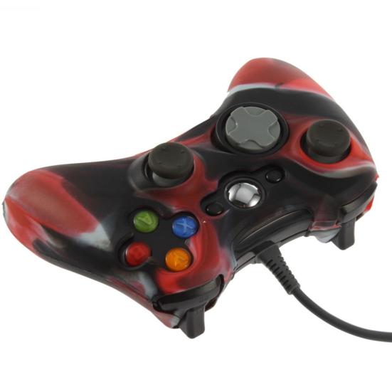 Армейский камуфляж Силиконовый чехол для Xbox 360 Беспроводной игровой контроллер