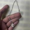 "925 Sterling Silver Four-Leaf Clover Christmas Necklace - Temperament Clavicle Chain"
